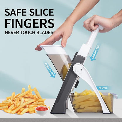 4-in-1 Adjustable Vegetable Chopper | Cut, Slice & Dice 50% Faster Before Iftar